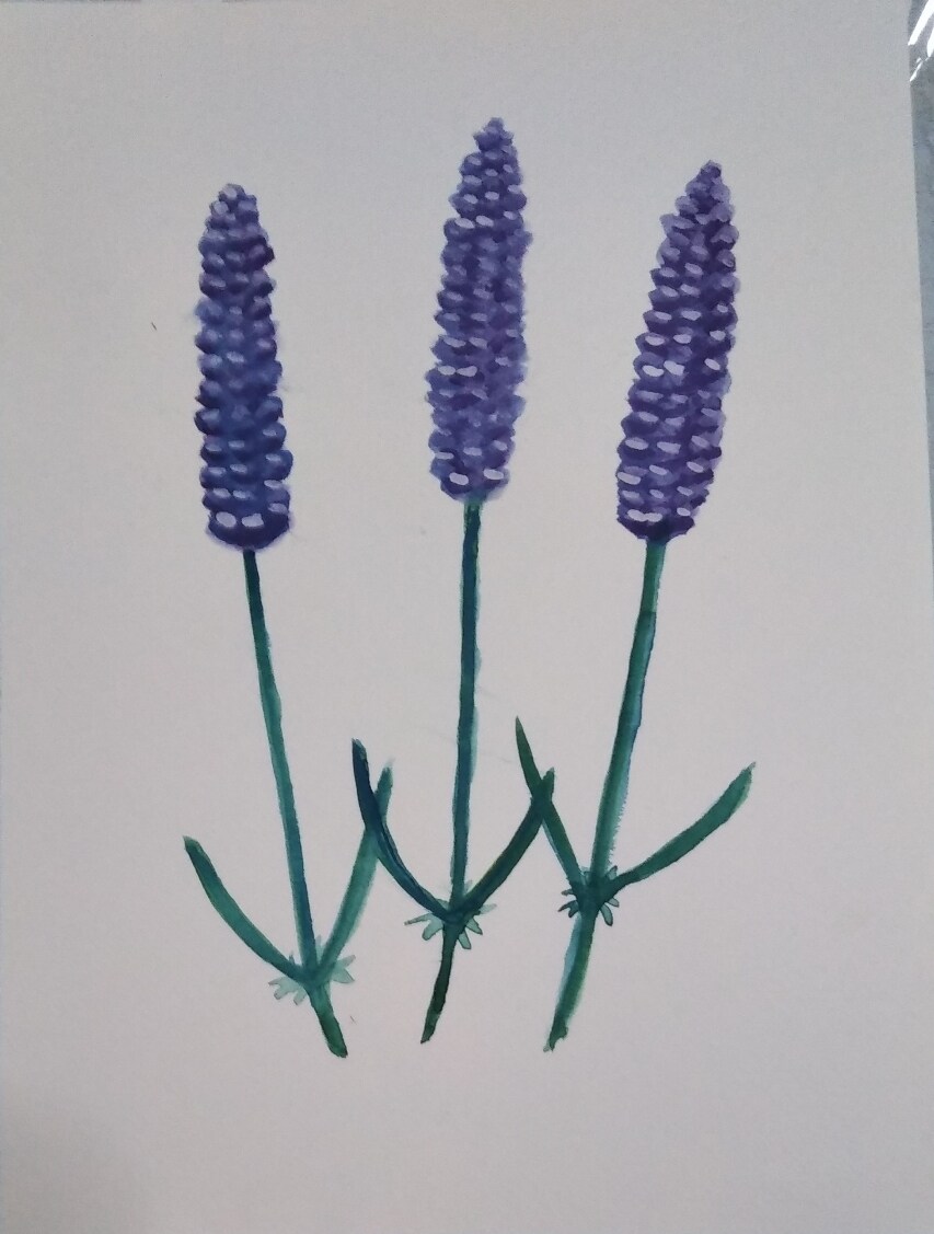 絵人（画家）が、お好みの花、誕生花を描きます 透明水彩とガッシュを使って描きます イメージ3