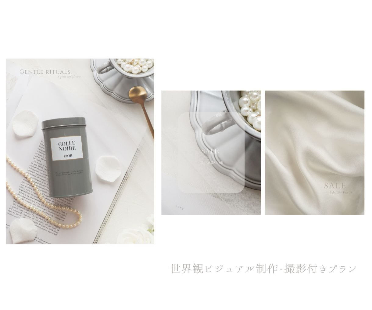 海外風の世界観撮影とデザイン制作いたします 撮影1枚＋デザイン2枚で世界観を制作 イメージ2