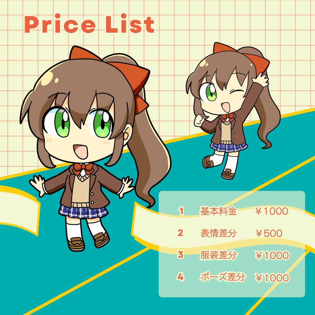 ミニキャラ・SDキャラのイラストお描きします 既存キャラのデフォルメなど、SNSや配信活動でご利用可能！ イメージ3