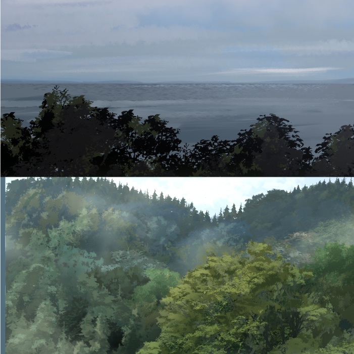 ハイクオリティな背景風景イラスト作成します MV・配信背景・ゲーム素材用など イメージ6