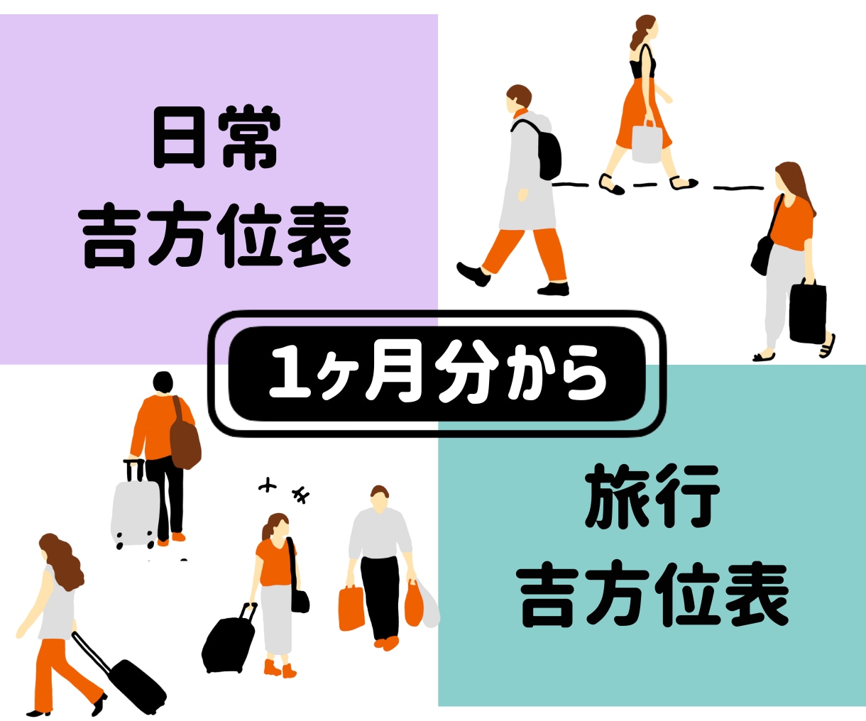 奇門遁甲☆吉方位取りで運を溜める方法お伝えします １ヶ月からご利用可！ふと方位が気になったらお気軽にどうぞ♪ イメージ1