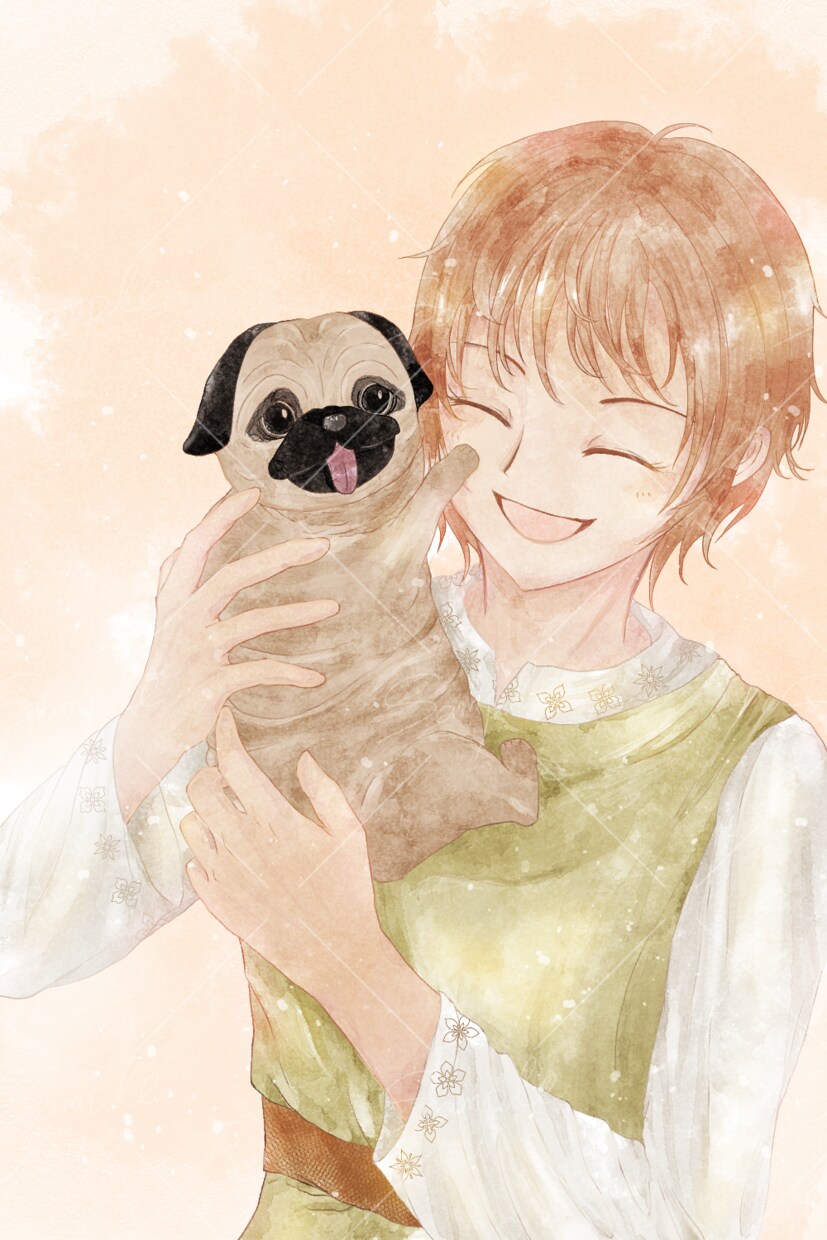 水彩風のイラスト作成します 修正無制限でイラスト作成します！ イメージ7