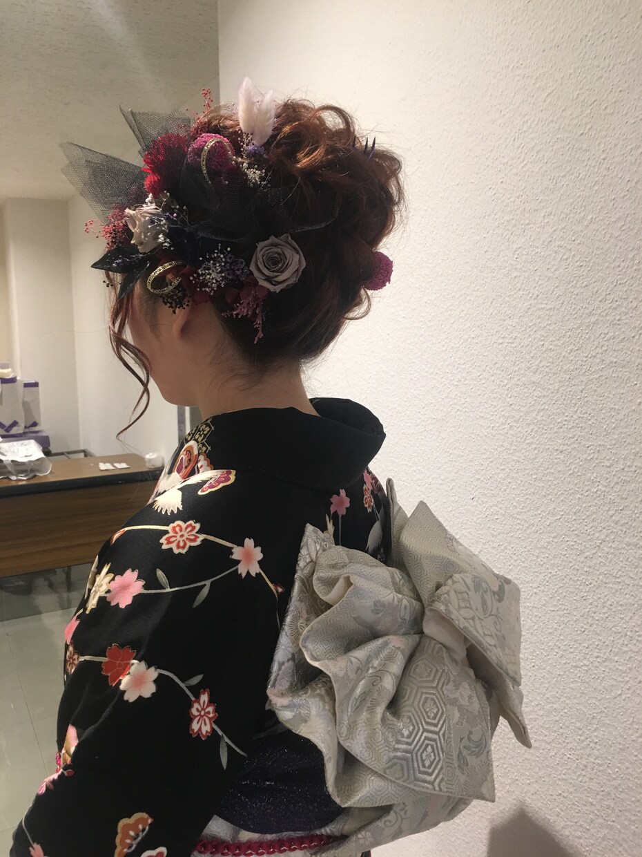 ドライフラワーでプレゼント花束作ります お友達の誕生日、成人式ご結婚式用のドライフラワーなど イメージ3