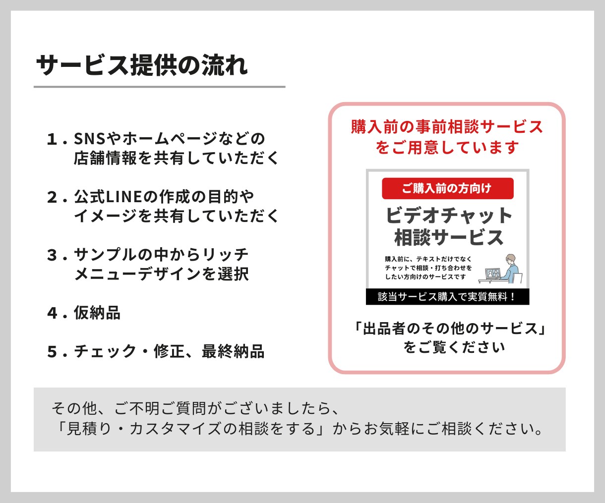 新規オープンの飲食店向け｜公式LINEを構築します 「開業準備中〜開業後１年」に最適！月額０円で運用できる イメージ10