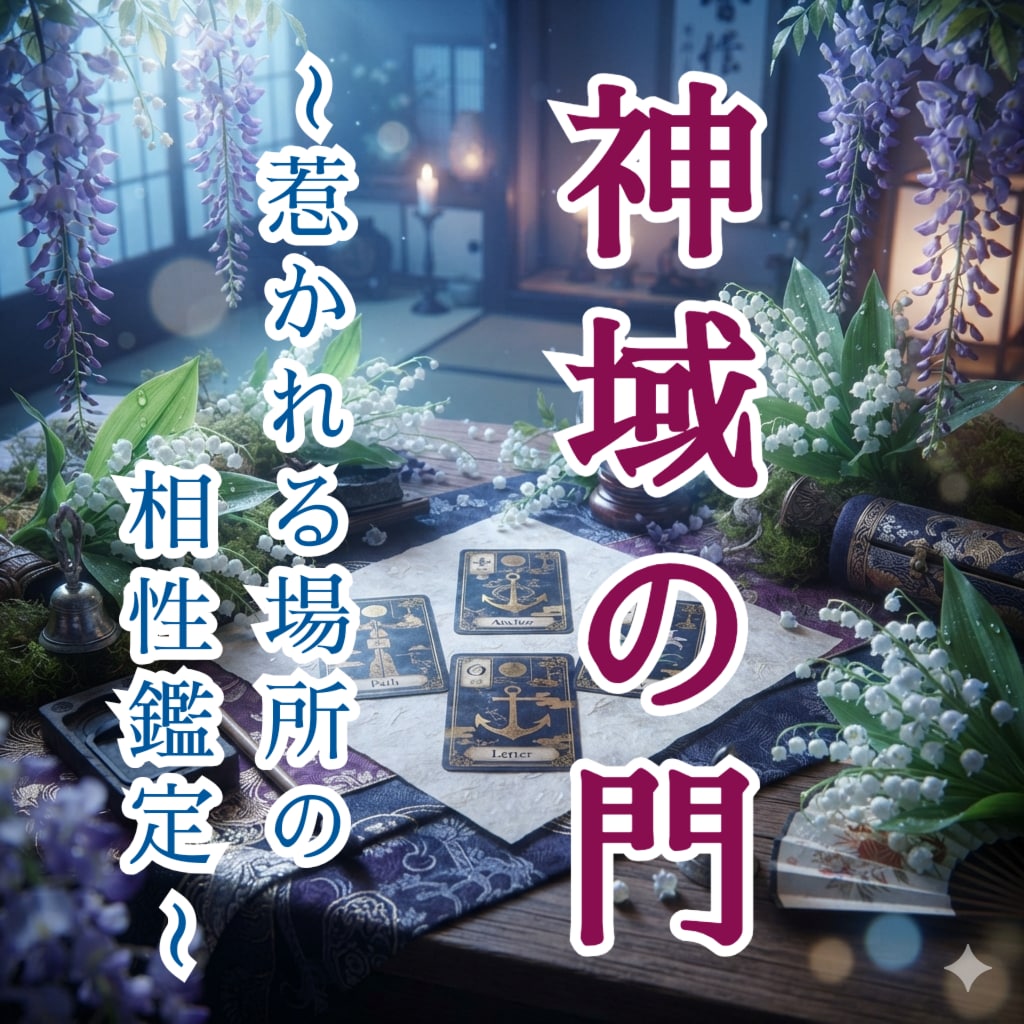 神域の門～惹かれる場所との相性を占います 神様とのご縁、そこにいる存在とのご縁 イメージ1