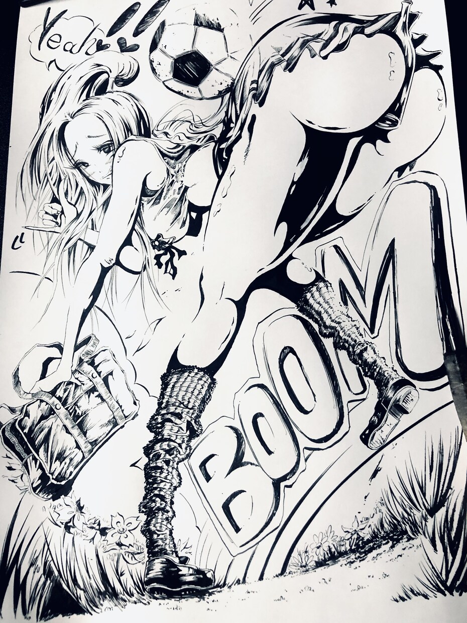 オリジナル漫画の見せ場1ページを全力作画代行します 漫画歴10年・元漫画家アシスタントが見せ場の一枚絵を全力作画 イメージ10
