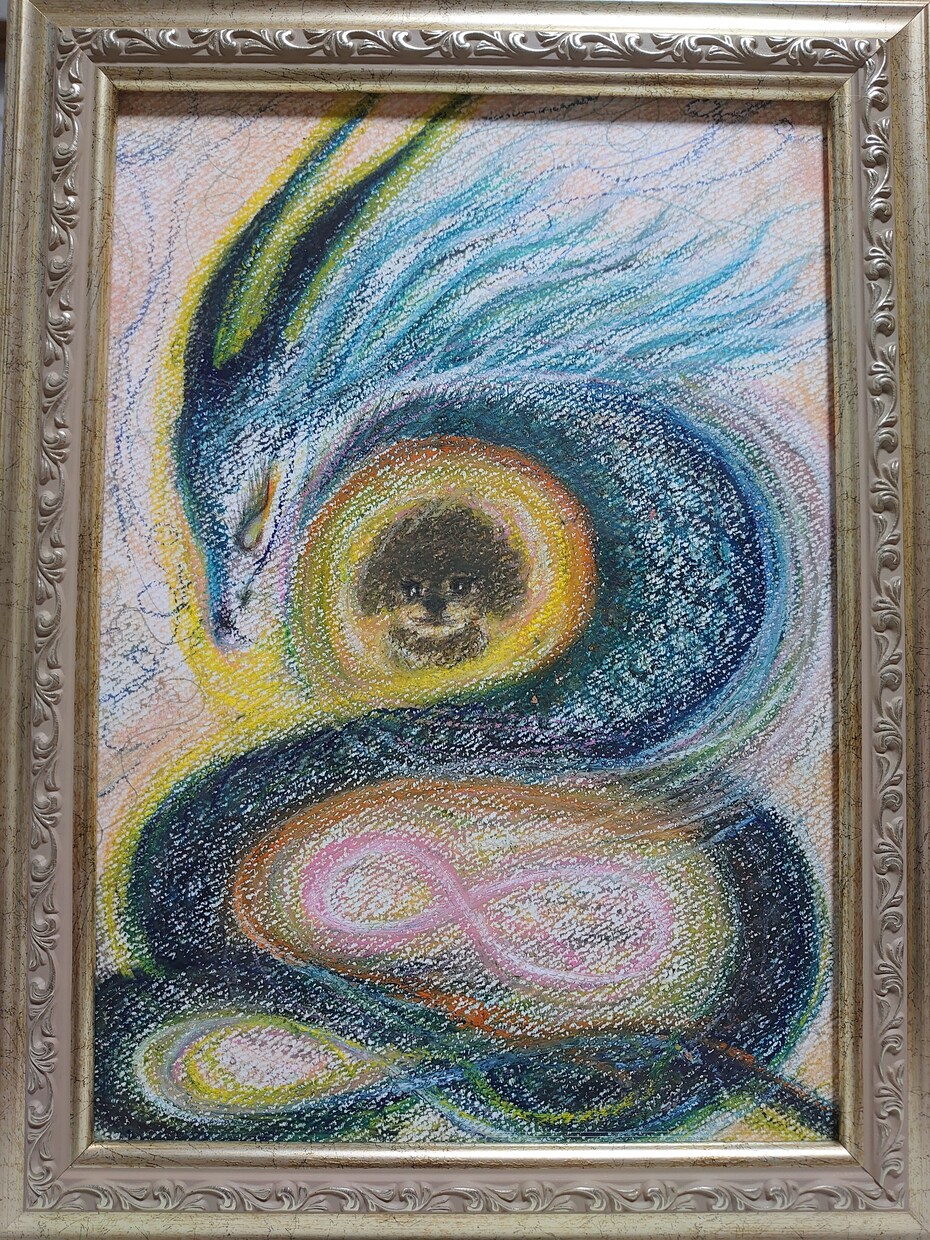 あなたから感じる龍神様チャネリングアート描きます あなたが必要とする龍神様のエネルギーアートを具現化します イメージ8
