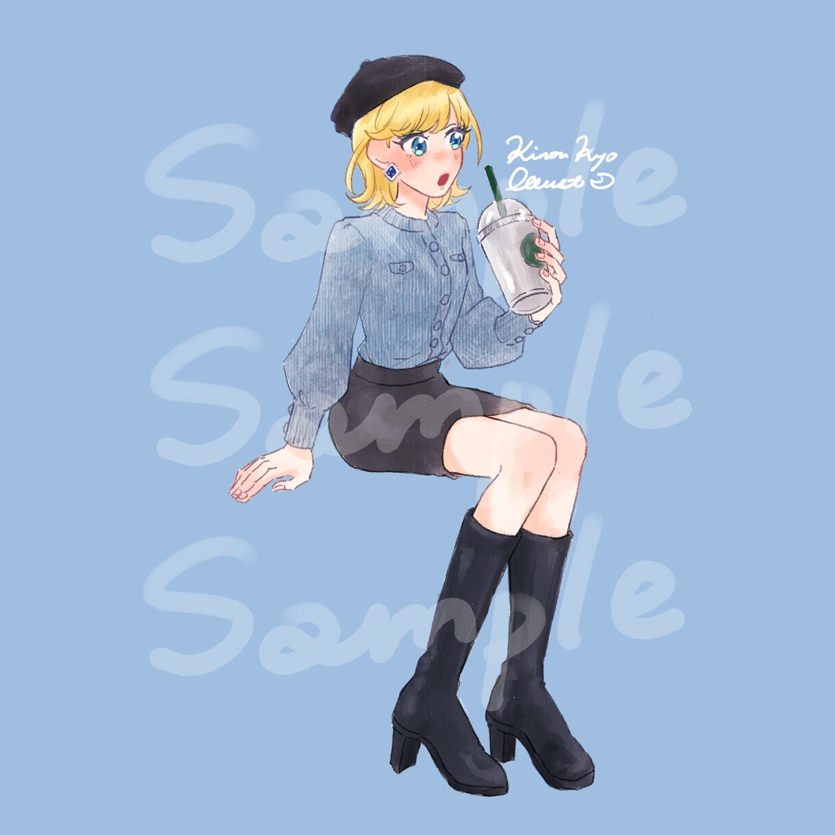 レトロでポップなやわらかいタッチのイラスト描きます 絵本のような温かみのあるイラストをお届けします。 イメージ8