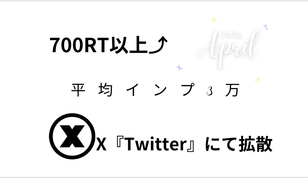 700RT orいいね保証！拡散します 圧倒的実績から700RT,いいね 成果保証！ツイート宣伝 イメージ1