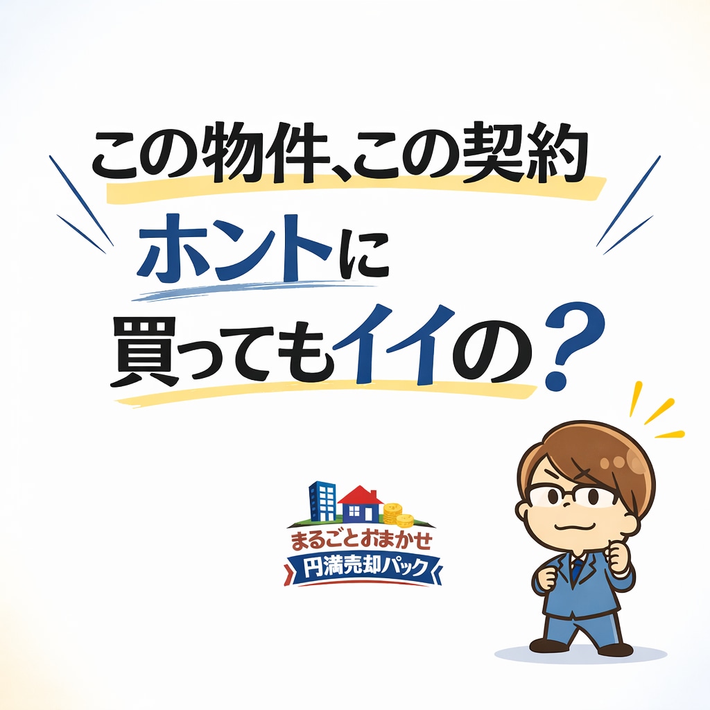 この物件買ってもイイの？契約書大丈夫？に助言します 用地や中古仕入れを２０年以上やってきたプロが不安を解消します イメージ1