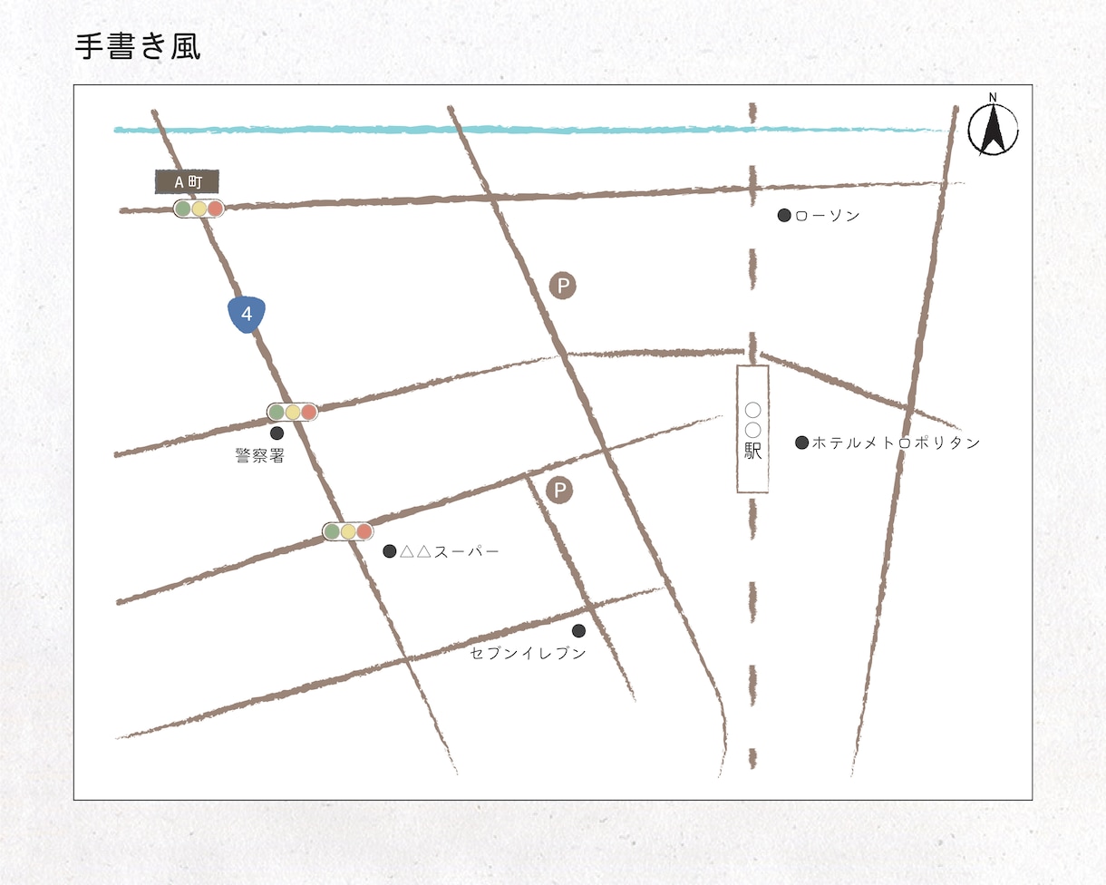 即日納品可！分かりやすく丁寧な簡易地図を作成します 元工務店インハウスデザイナーが安く早く丁寧に作成！ イメージ6