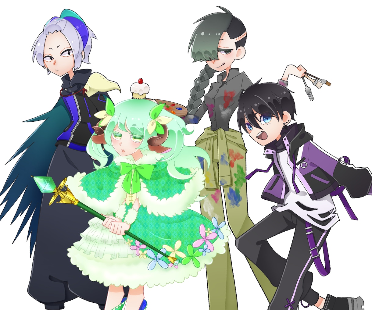 キャラクター立ち絵作成します ゲームやTRPG等に利用できます！ イメージ4