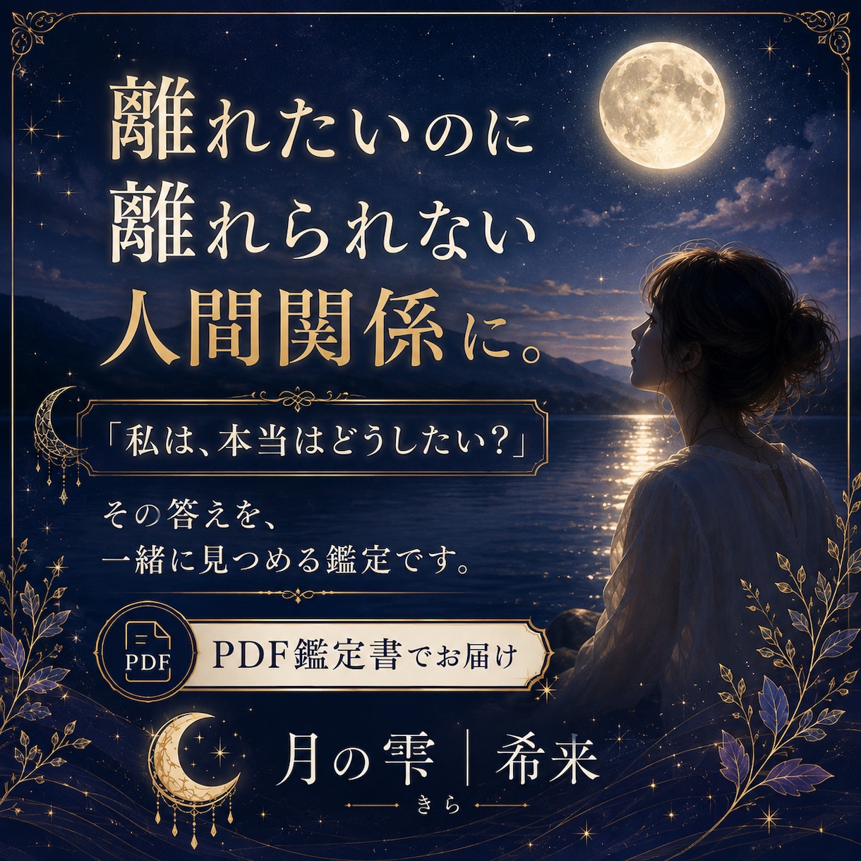 離れたいのに離れられない人間関係を読み解きます 「私はどうしたい？」心の奥の本音を読み解きます イメージ1