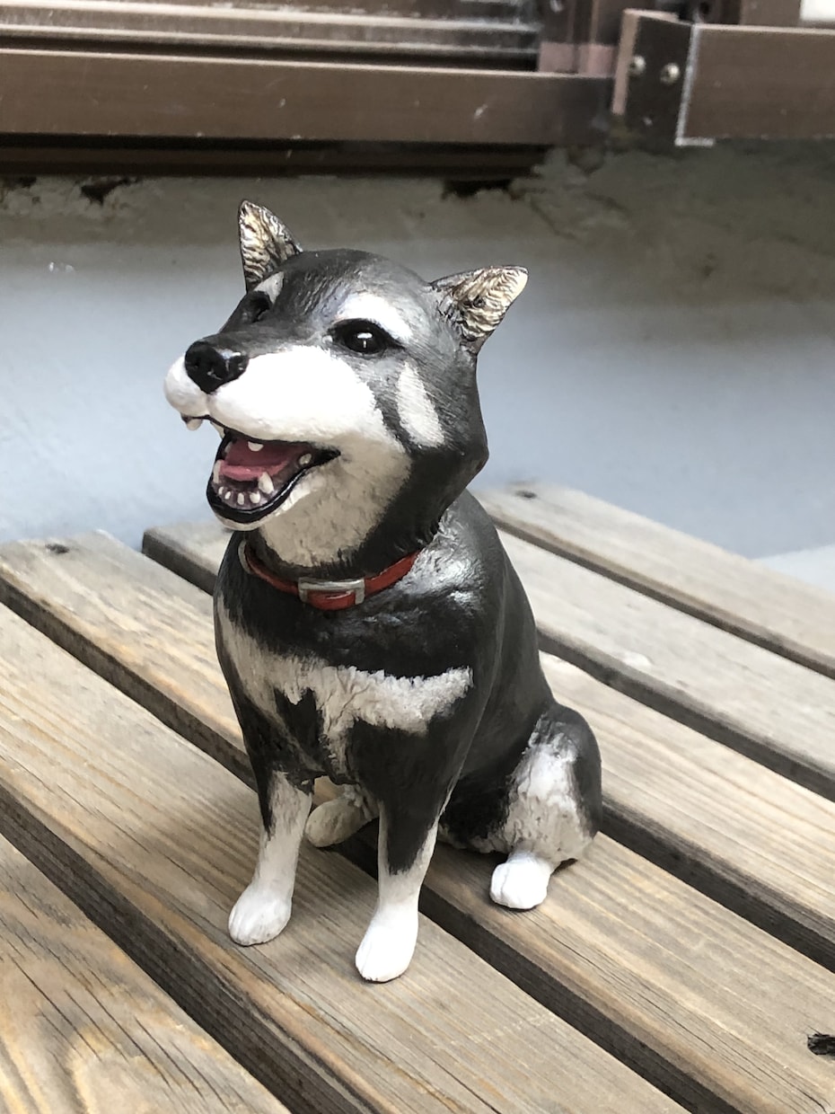 ペットの人形【大】を紙粘土で造ります 飼っている、または飼っていたペットの思い出を形にします。 イメージ4