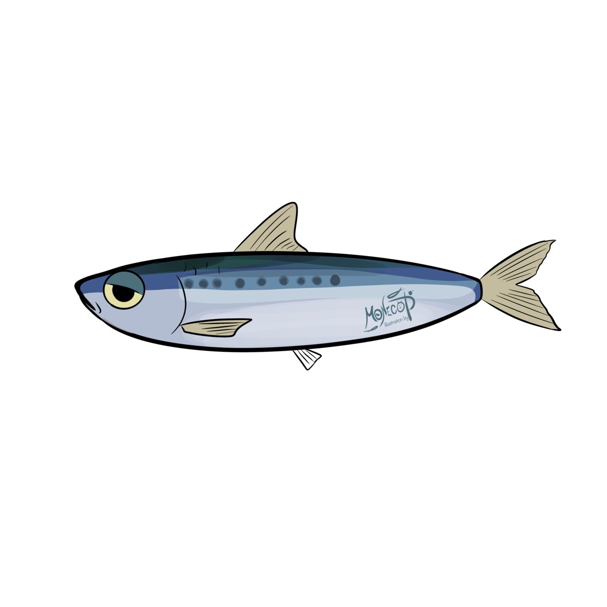 魚や水の生き物イラスト描きます アイコンやサムネに！最短2日で納品可能 イメージ4