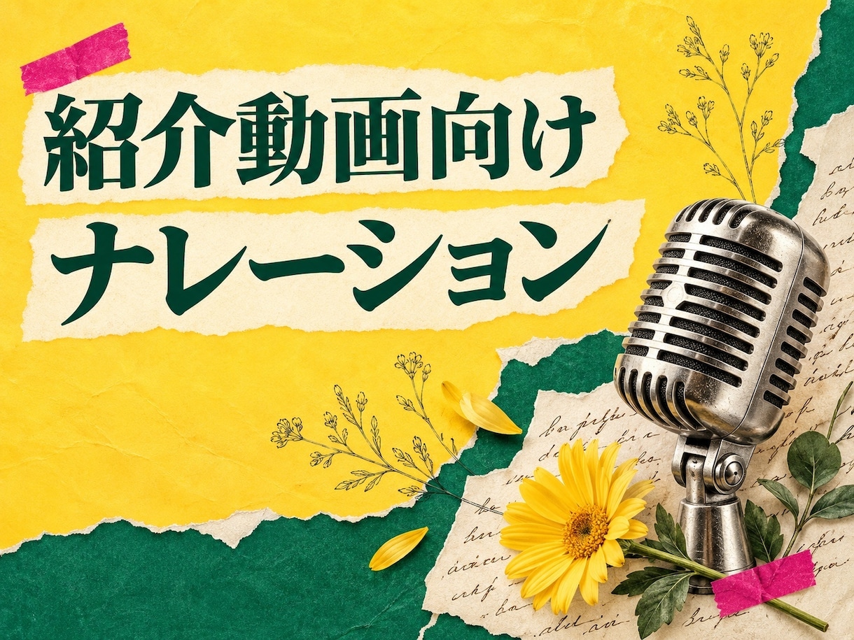 紹介動画のナレーションを収録します 落ち着いた声で商品やサービスの魅力を伝えます イメージ1