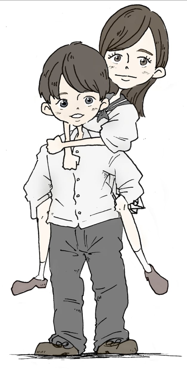 やわらかい雰囲気の似顔絵を描きます 記念日・誕生日・結婚式・還暦祝いなどのプレゼントにどうぞ！！ イメージ3
