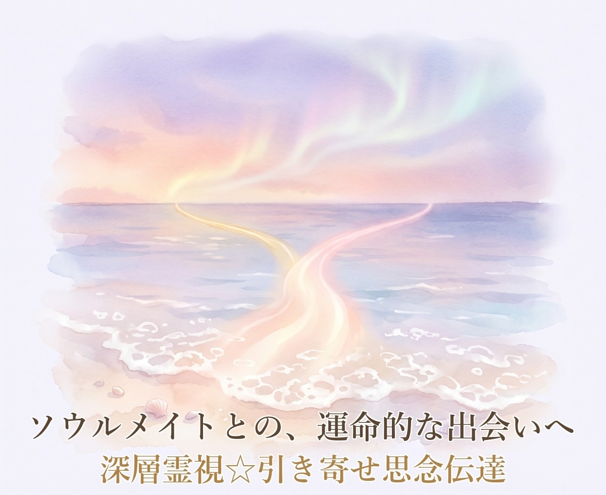 深層霊視☆引き寄せ思念伝達します ツインレイ・ソウルメイト・婚外恋愛など『恋愛』に寄り添います イメージ7