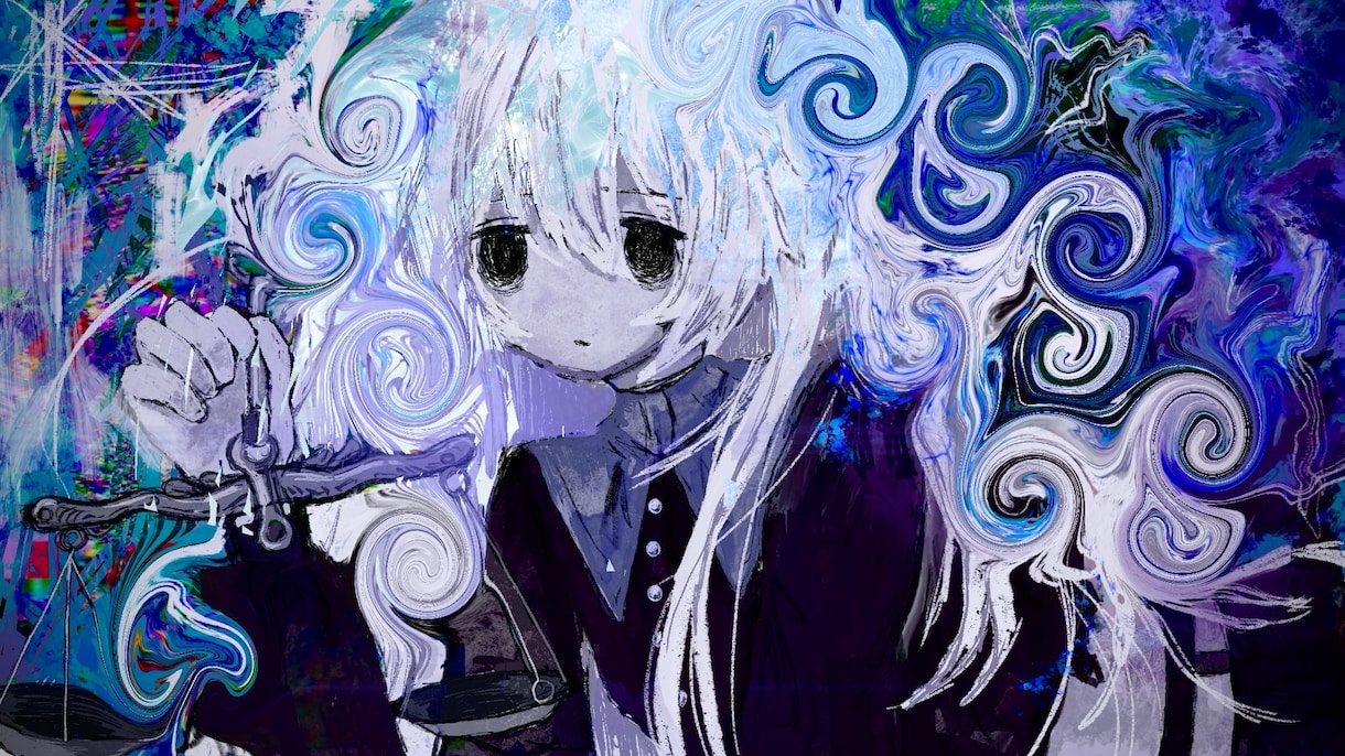 病み可愛いダークなイラストを描きます サムネイルやmvイラストに！！商用利用OK！ イメージ1