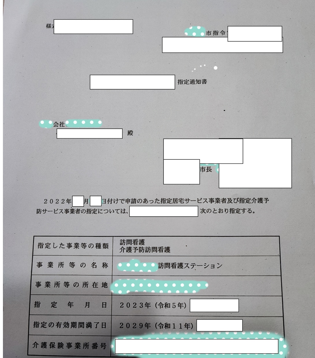 訪問看護ステーションの立ち上げ書類手伝います 指定申請の書類に苦戦している方を支援します(^^) イメージ1