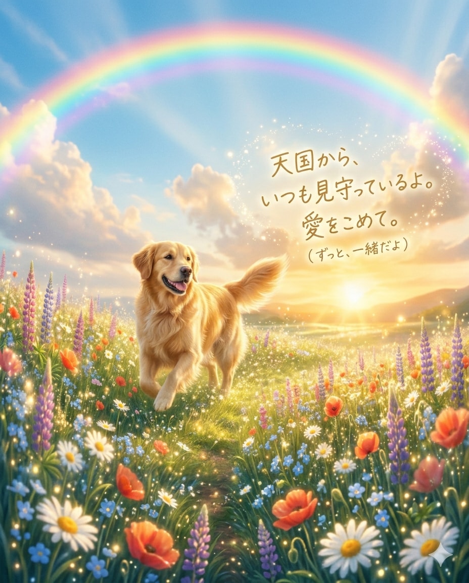 愛しいあの子の声を虹の橋から届けます 震えるほど逢いたい…あの子からの愛を魂込めて繋ぎます イメージ1