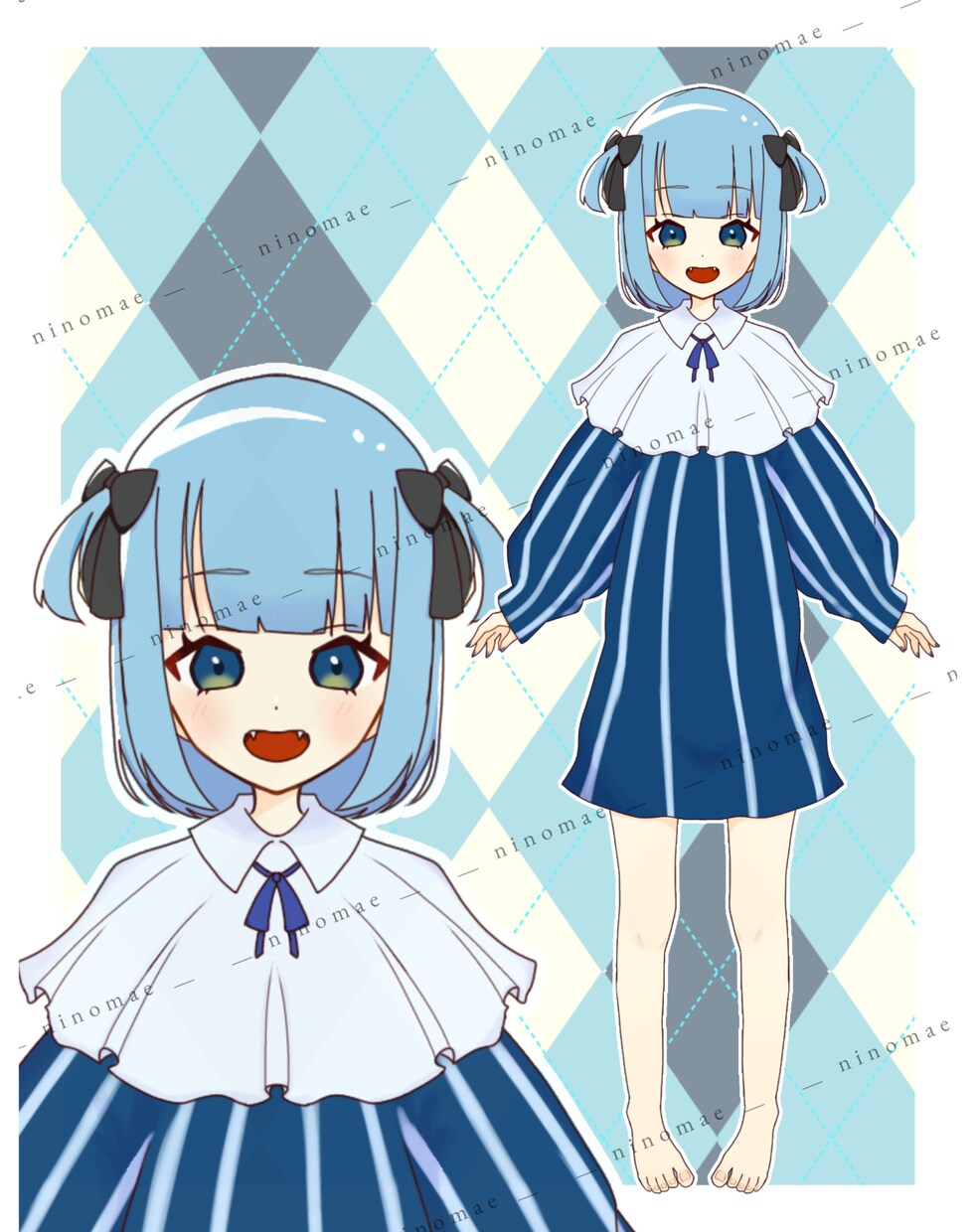 IRIAM対応！立ち絵描きます IRIAMやTRPG等に使用できるイラスト描きます！ イメージ2