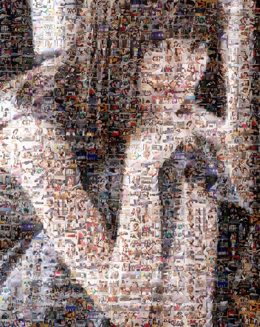 大切な人や好きな推しメンのモザイクアート作ります アプリでは作れない枚数で、好きな画像でモザイクアート作ります イメージ4