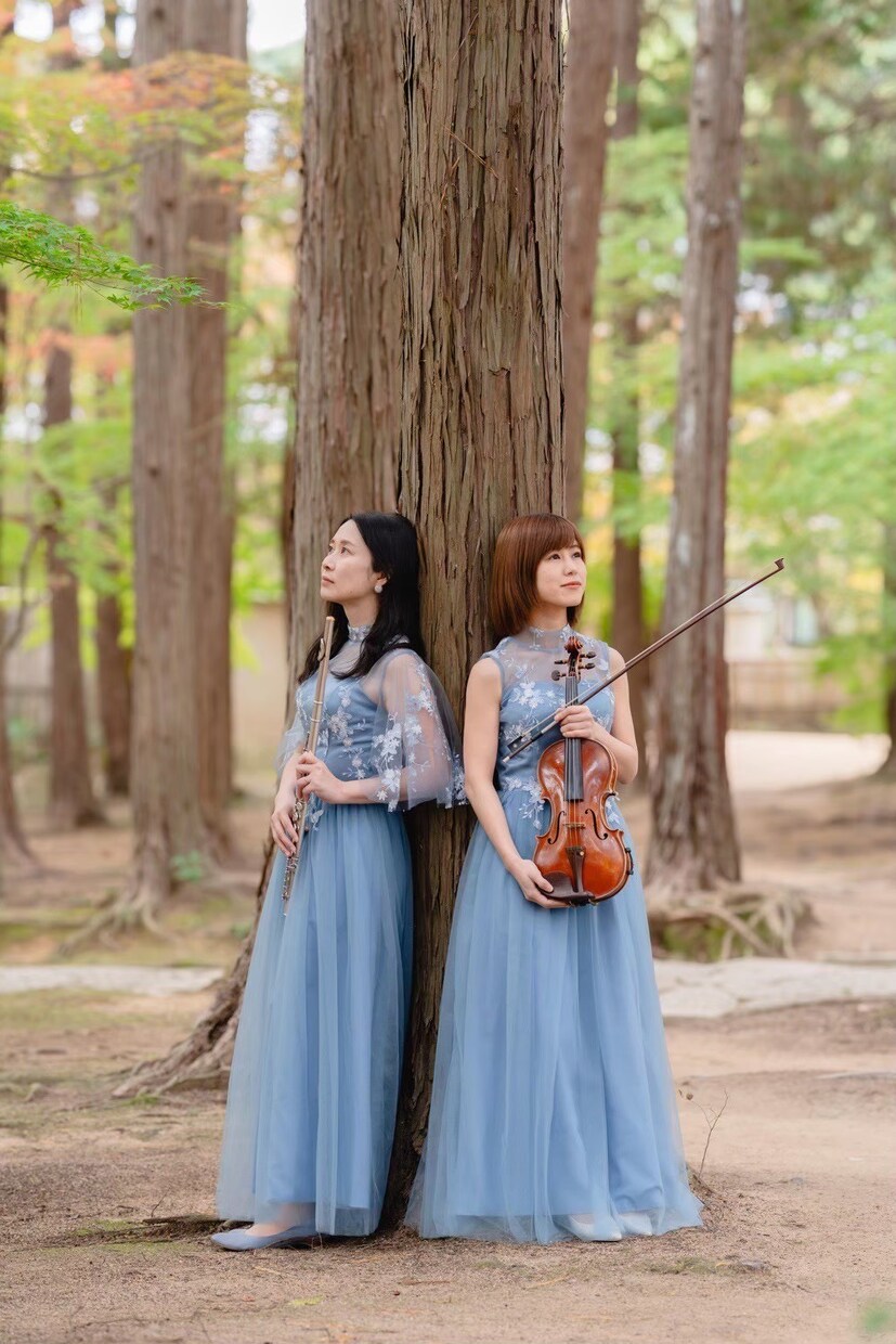 結婚式やパーティーに出張演奏承ります ヴァイオリン・フルートによる生演奏で、特別な一日を彩ります。 イメージ1