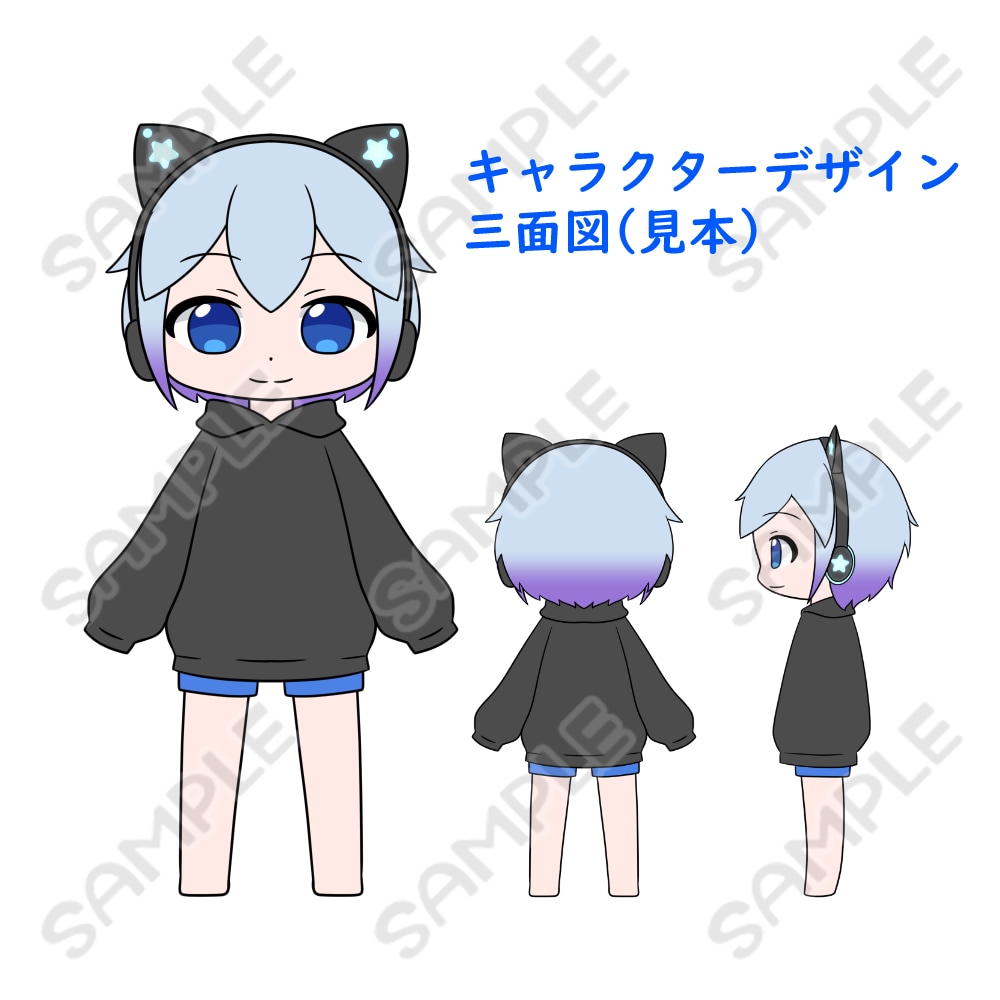 オリジナルキャラクター作成します SNSで活躍！初めてでも安心！徹底したヒアリング！ イメージ4