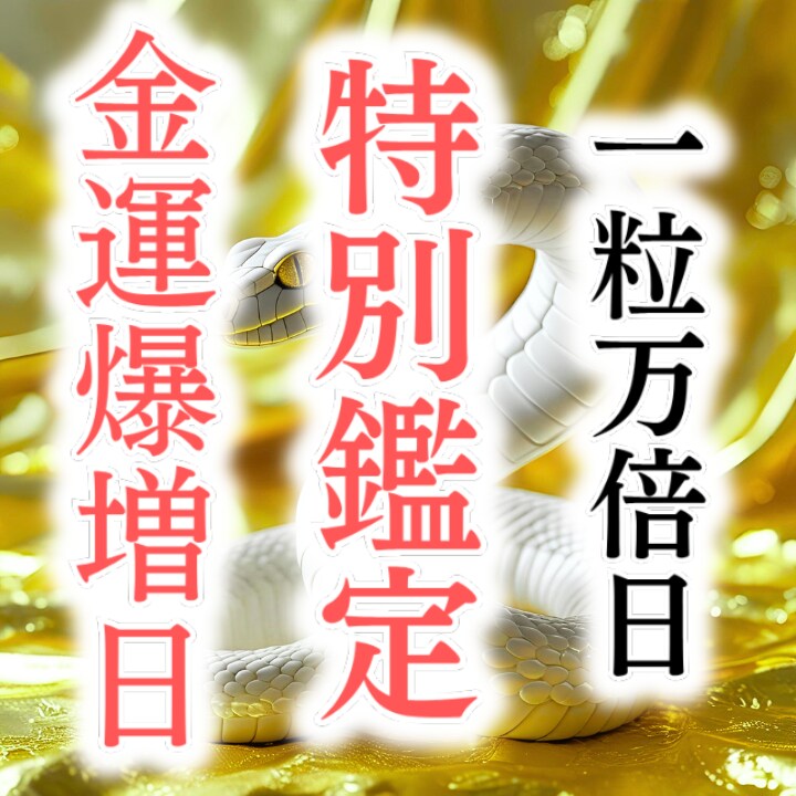 一粒万倍日限定あなたの金運・お金の流れを視ます 【完全本日限定】借金・ギャンブル・宝くじお金の流れを視ます イメージ1