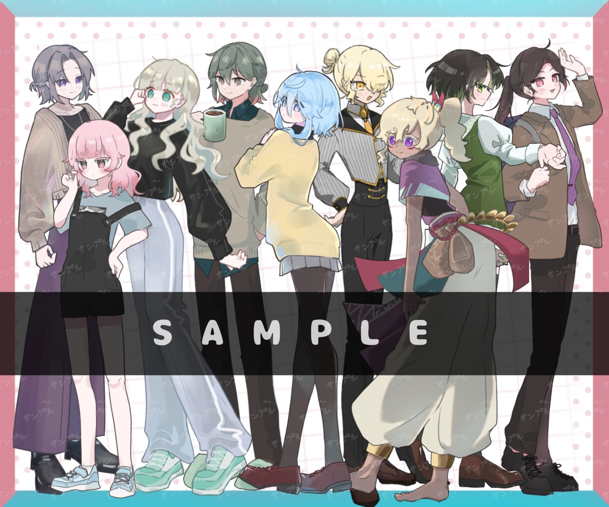 全身立ち絵3000円！TRPG立ち絵制作します 【おまかせ“だから”低価格！】リテイクなしの一発納品✨️ イメージ2
