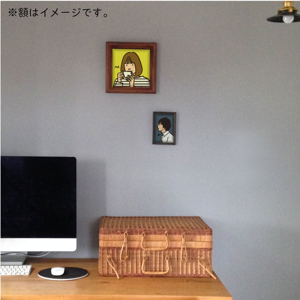 シンプルで今風なSNS似顔絵カラーアイコン描きます アイコン、今風、おしゃれ、シンプル、イラスト、似顔絵 イメージ8