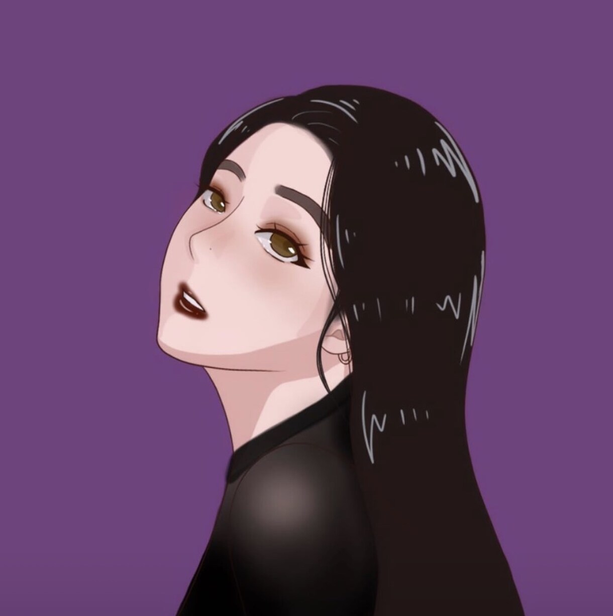 似顔絵イラスト、SNSアイコン等承ります キラキラした、柔らかい雰囲気を大切にしています イメージ2
