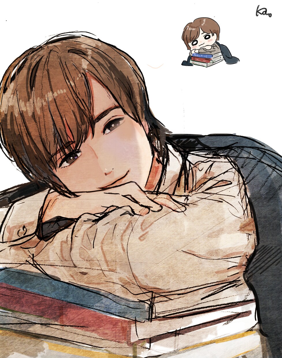 バストアップイラスト承ります お気軽にDM（メッセージにて）ご相談ください！ イメージ9