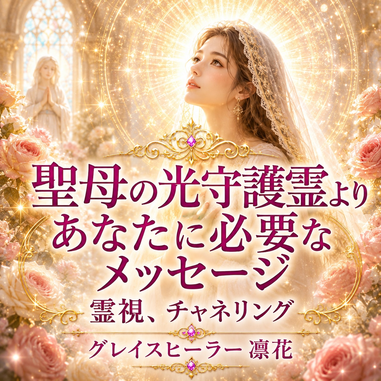 聖母の光よりあなたに必要なお守りメッセージ届ます 今のあなたを包み込む温かい光の高次元のメッセージ イメージ1