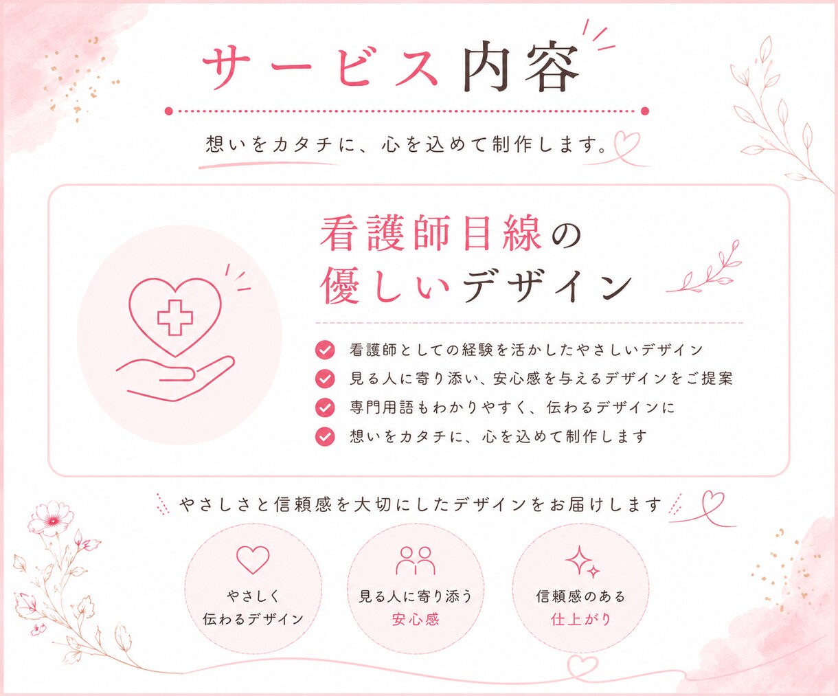 限定２名様！現役看護師が想いを形にバナー制作します インスタ、X、Facebook等SNSバナー修正し放題！ イメージ4