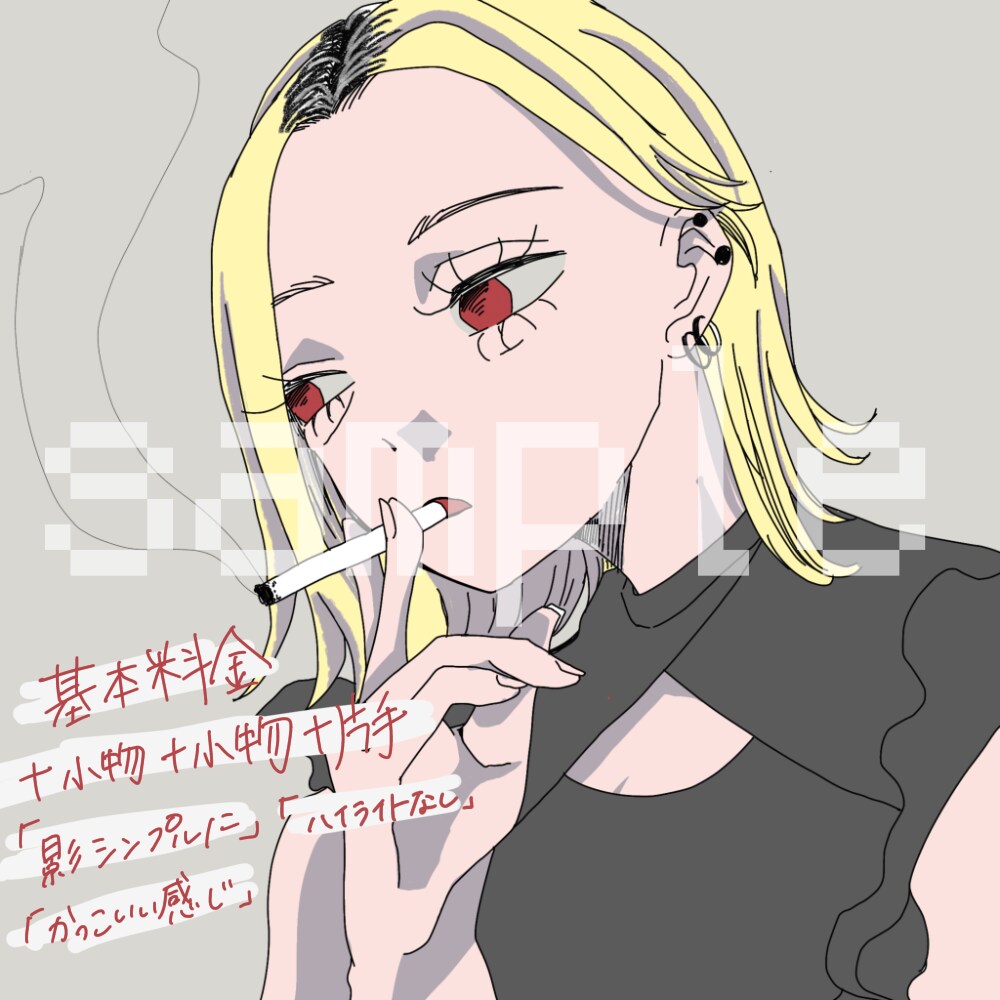 SNS等アイコン用イラスト描きます 胸上までの人物イラストお描きします！アイコン等に！ イメージ4