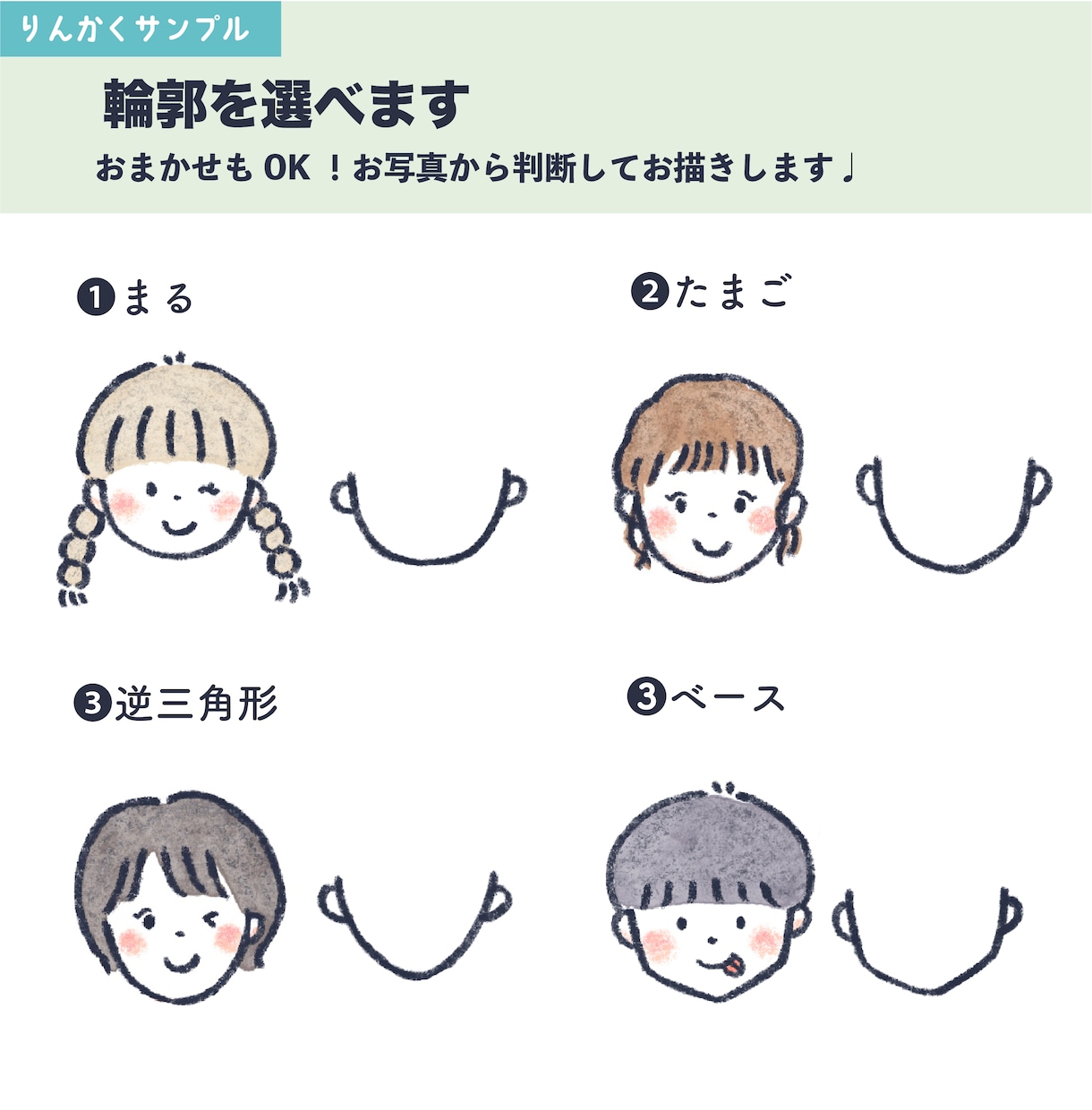 シンプルでゆる〜く似ているアイコンお描きします SNS・名刺・ブログのアイコンにもおすすめ！ イメージ7