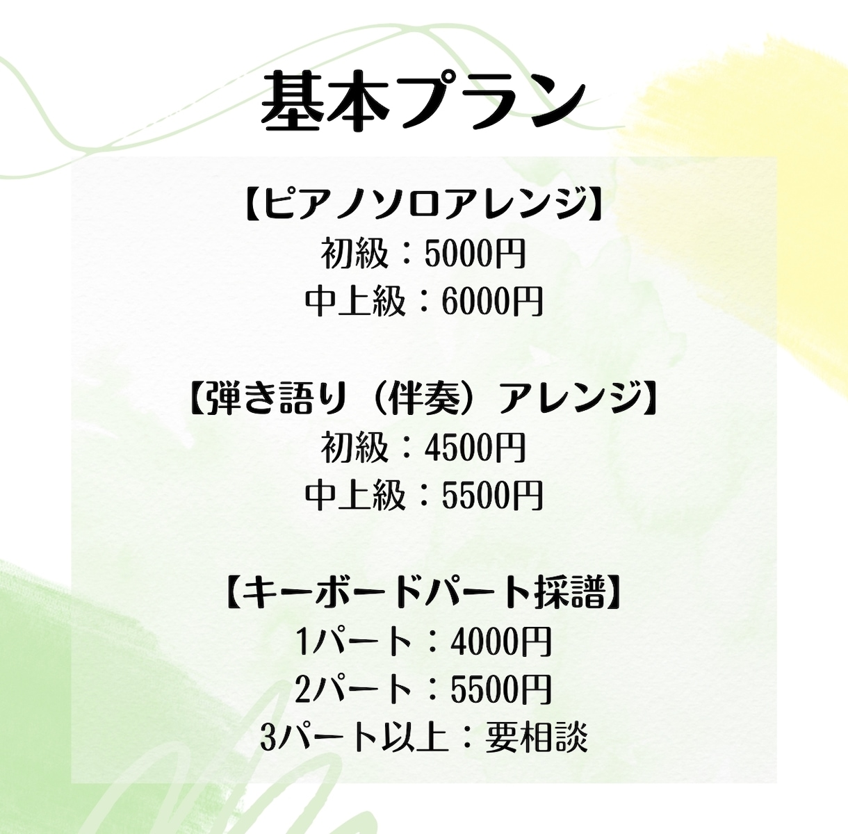 最短1週間！ピアノ・キーボード用の楽譜作成します 楽譜がない・耳コピが苦手…そんなときに！ イメージ2