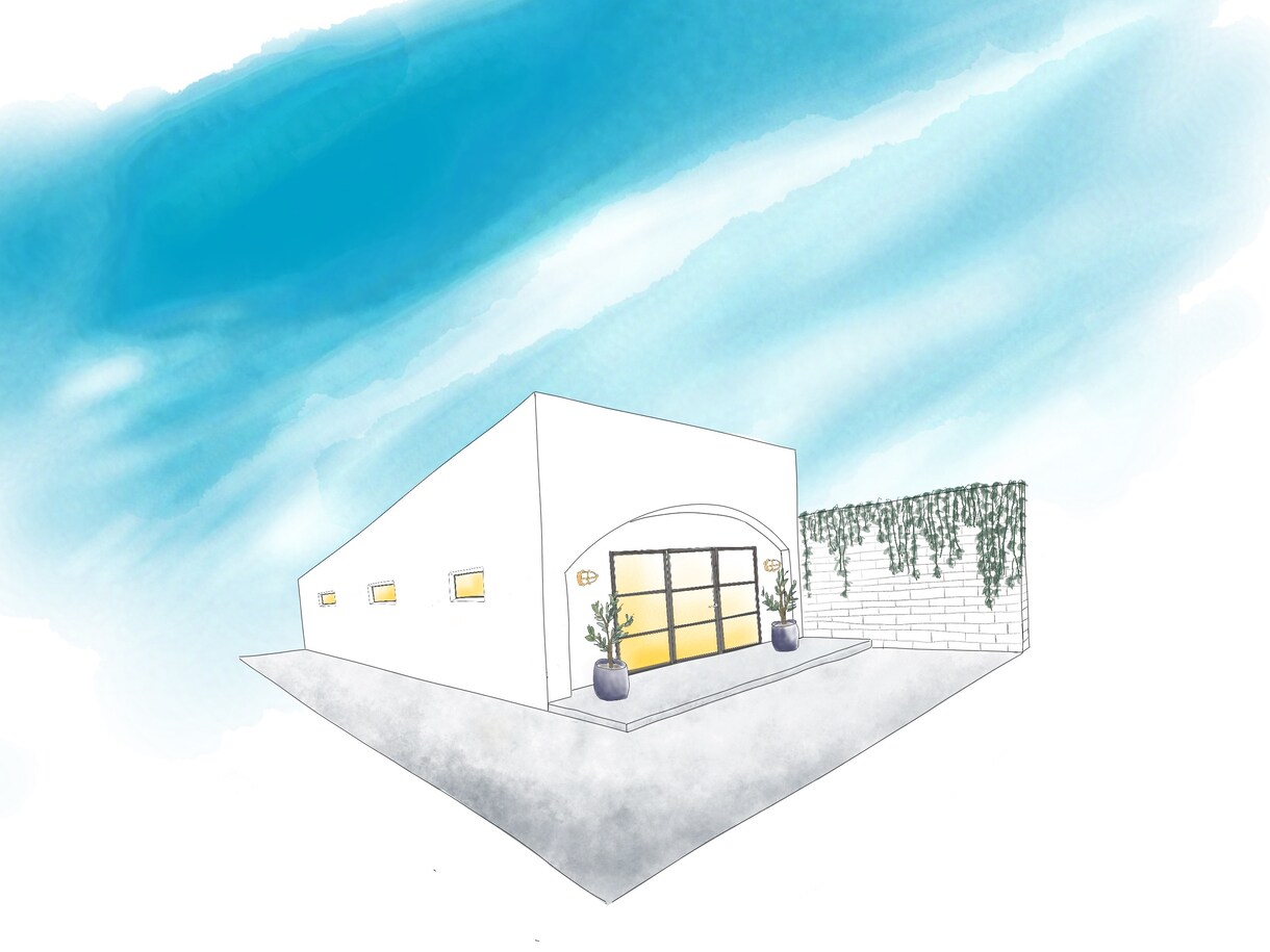 建築外観パース、内観パース、ロゴデザインします 1週間以内に納品します。描き直し訂正何回でもします。 イメージ6