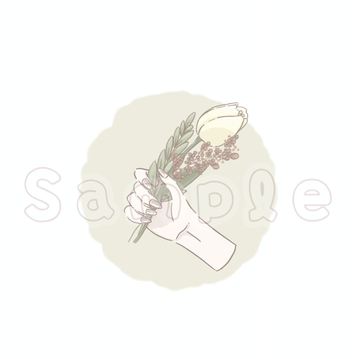 やさしい雰囲気のイラスト描きます やさしい気持ちになれる絵、届けます イメージ2