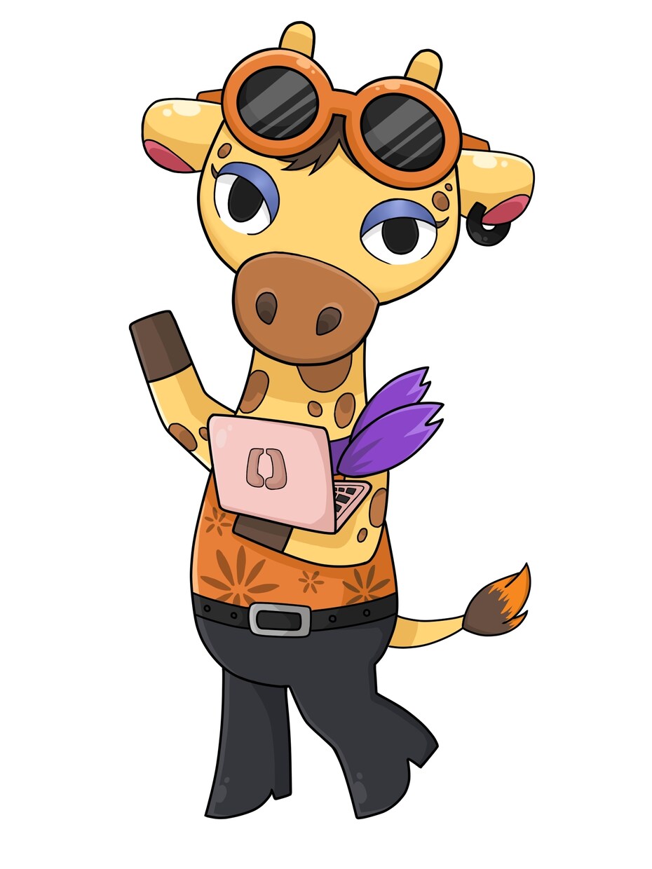 どうぶつの森風イラスト描きます どうぶつの森の住人のようなキャラクターを描きます イメージ6