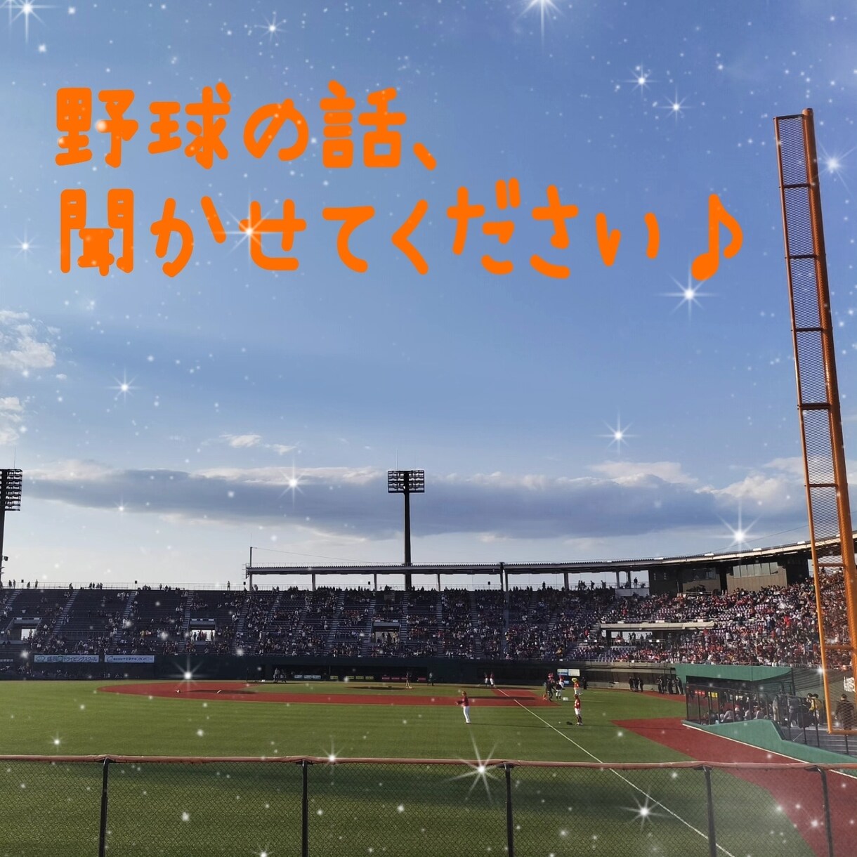 野球好きな方のお話、楽しくお聴きします 野球に関することならなんでも、嬉しく楽しくお聴きします♪ イメージ1