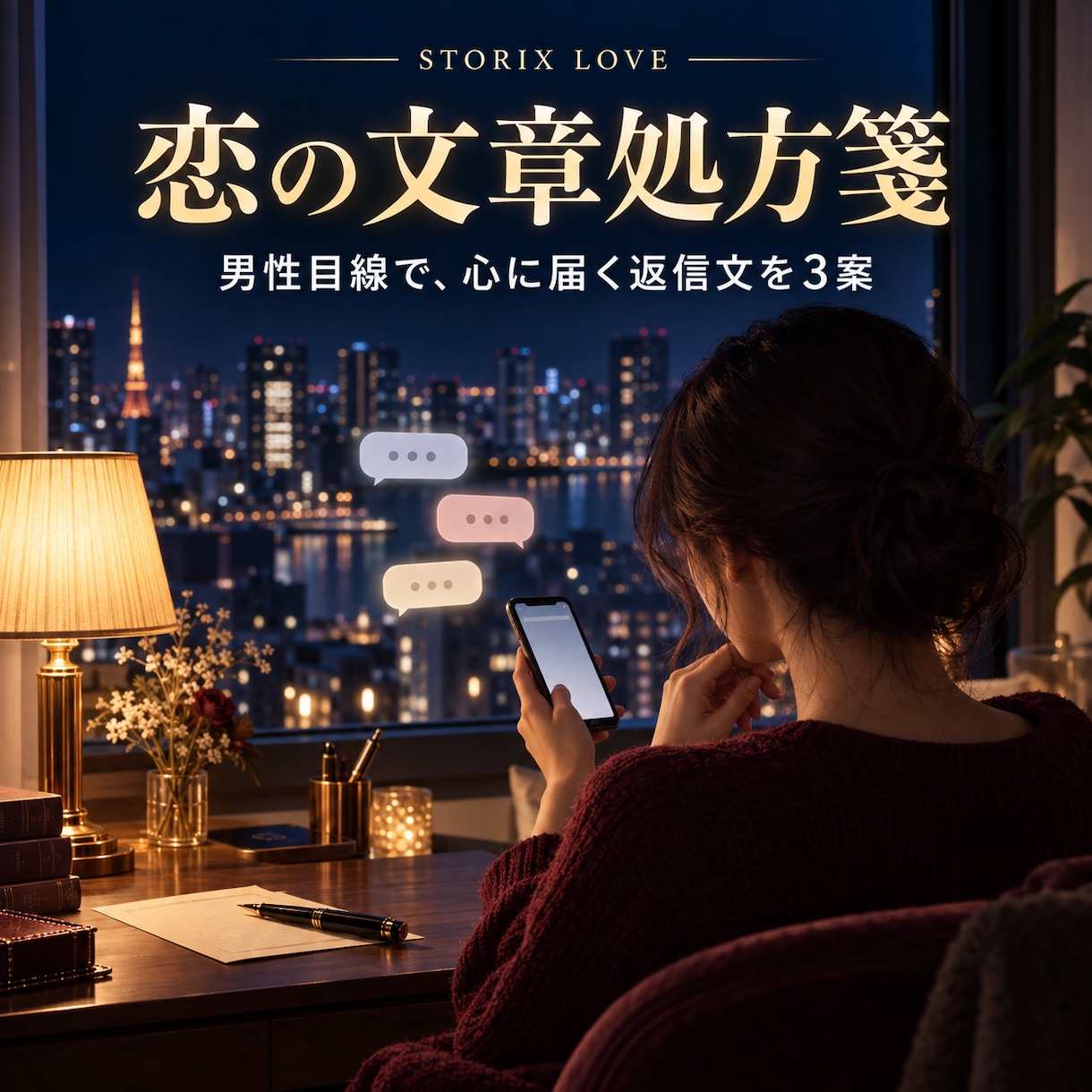 男性目線で恋のLINE返信を一緒に考えます 相手の言葉を読み解き、心に届く返信文を3案お届けします イメージ1