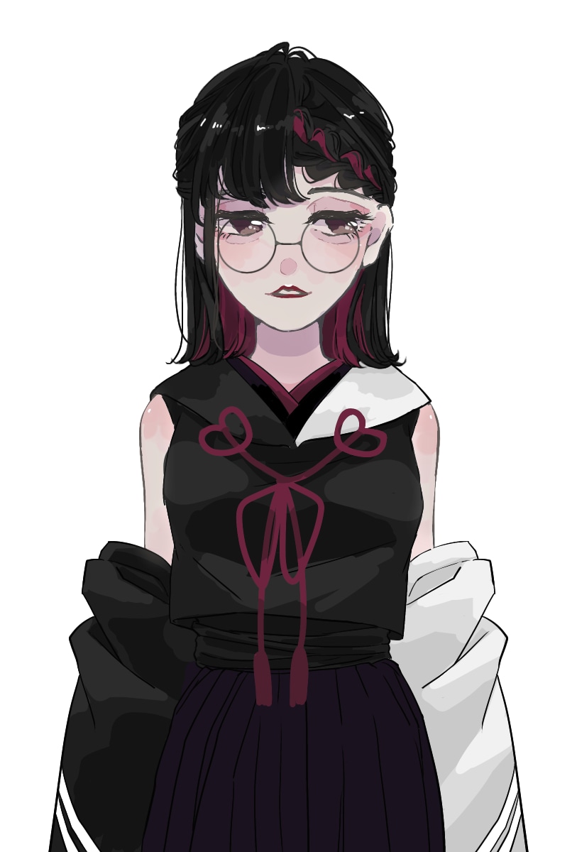 デジタルで儚げなアイコン描きます 切ない、暗めな雰囲気で好みの子・創作の子を描いてほしい方へ イメージ1