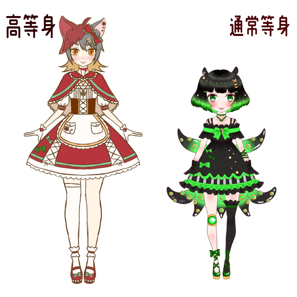 Vtuberに！はじめの一歩お手伝いします イラスト～簡易モデリングまで一括でお引き受けします イメージ5