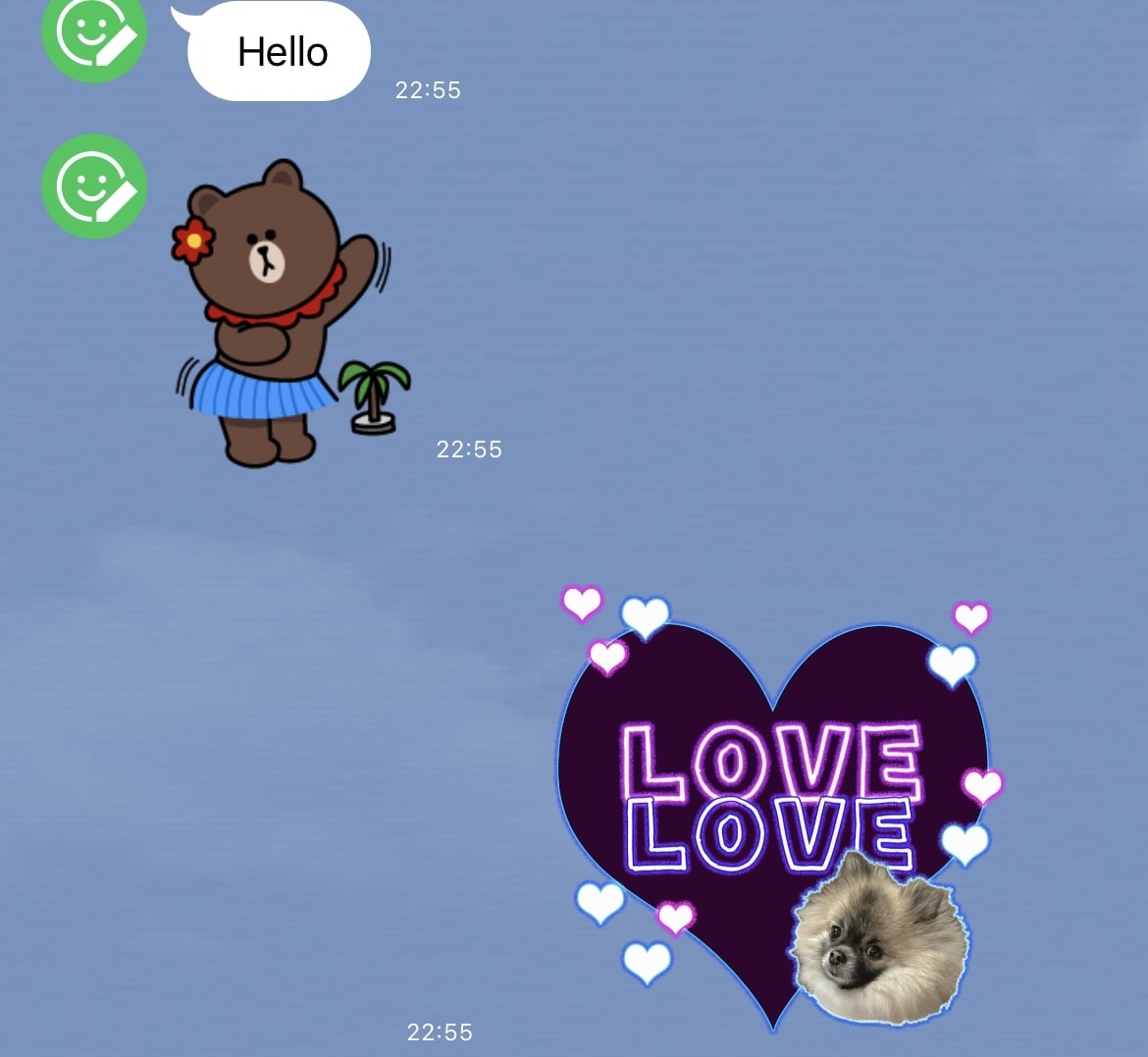 流行りのネオンと写真でLINEスタンプを作成します 思い出の写真をオリジナルスタンプに変身♡ イメージ6