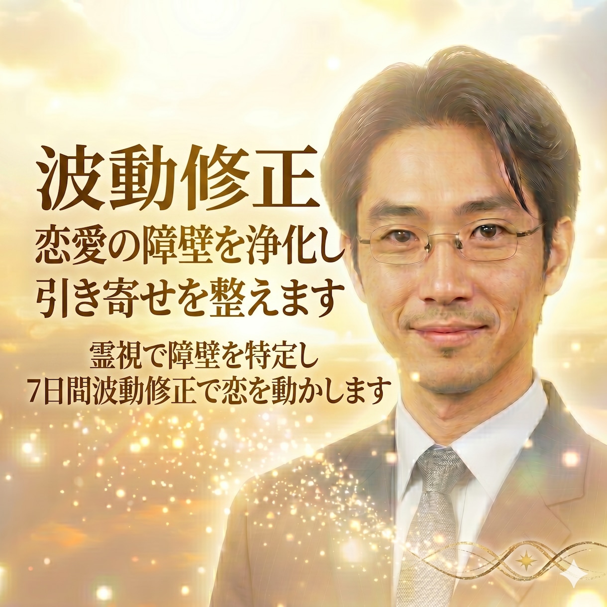 波動修正｜恋愛の障壁を浄化し引き寄せを整えます 霊視で障壁を特定し7日間波動修正で恋を動かします イメージ1