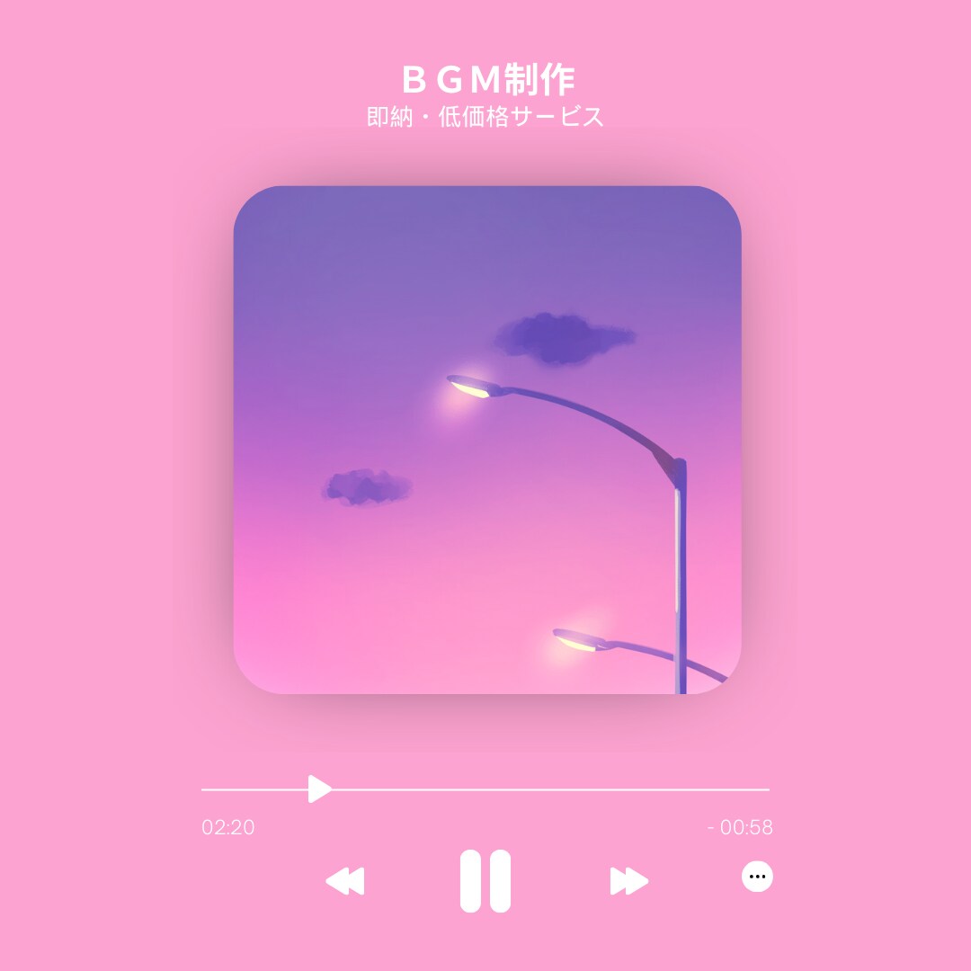 あなただけのBGMを作ります 格安＆最速！すぐに使える高品質BGM イメージ1