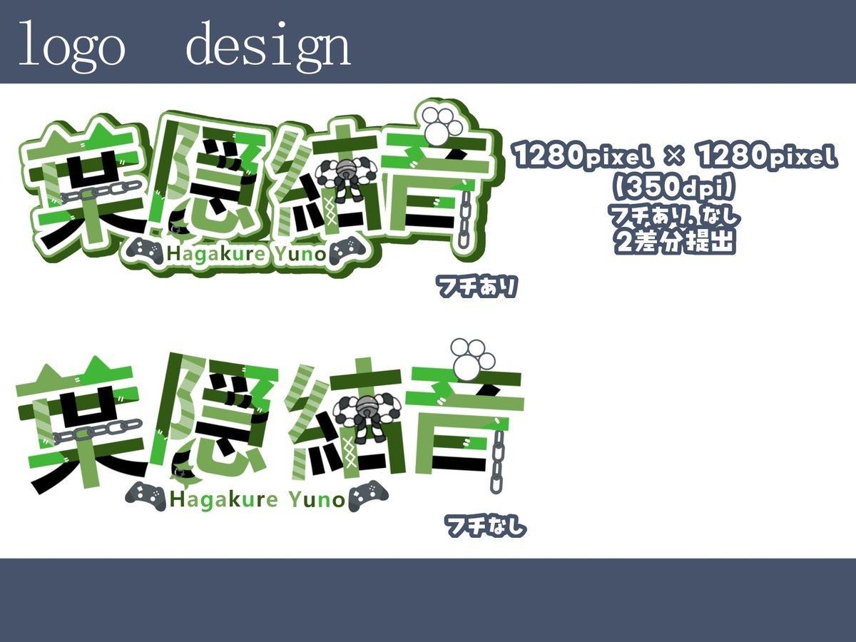 配信者様の名前ロゴ.ミニキャラ制作します 細かいご要望でも全てお聞きします！ イメージ2